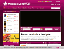 Tablet Screenshot of musicalelondyn.pl